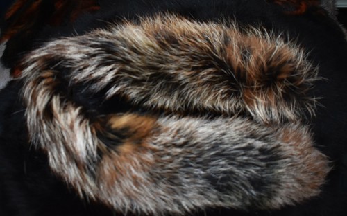 Echt pelzkragen raccoonpelz - pelzkragen,