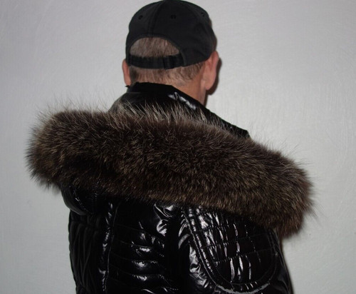 Waschbär pelz kapuze krage - waschbär,